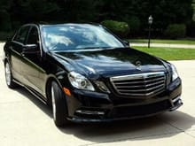 2013 E350 4MATIC after 1st round of Zaino from front