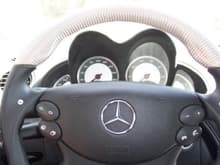 Silver Carbon Fiber Sport Steering Wheel