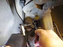 Strut to Upper Steering Knuckle - T40 Bit and 19mm wrench