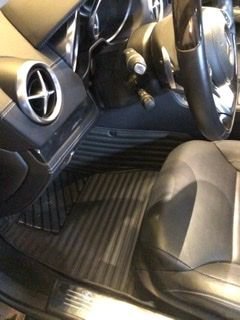 Interior/Upholstery - Diamond Black Stripe Luxury Car Mats - R231 SL - Used - 2013 to 2020 Mercedes-Benz SL550 - Issaquah, WA 98027, United States