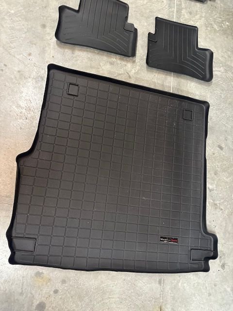 Interior/Upholstery - WeatherTech floor mats from 2018 E63S wagon, including cargo area (Mercedes W213) - Used - 2018 to 2025 Mercedes-Benz E63 AMG S - Newport, RI 02842, United States