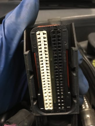Undamaged connector