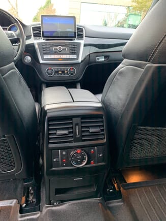 Heated rear seats and 5 zone climate control