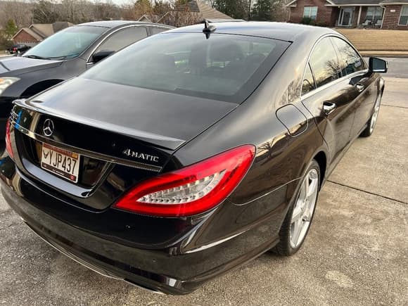 My new to me CLS 550 after getting Ceramic Coating applied