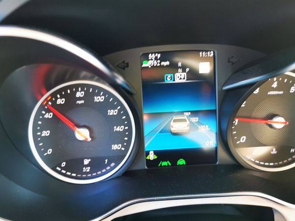 Does anyone know what the three icons on the bottom of the center screen  indicate? (It was not me driving while taking the picture) sometimes they are green, sometimes gray. I know they have something to do with the self driving... Just don't know each of them mean.
Thanks!