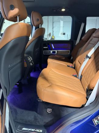 Rear seats pre-PDI