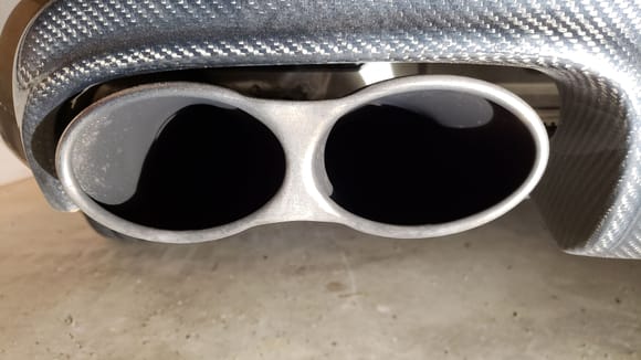 Meisterschaft catback exhaust, currently removed