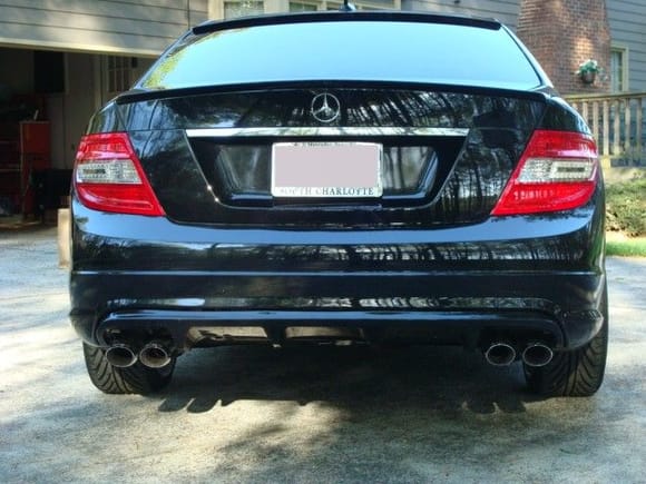 C350 with Carlsson Rear Diffuser and Carlsson Sport Quad Exhaust