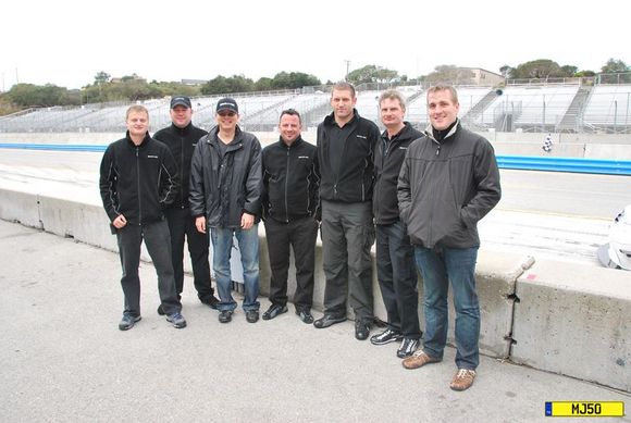 with AMG engineers from Germany