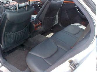 S430 Rear Interior