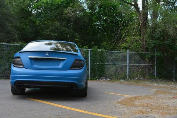 Satin Blue c350 Sedan