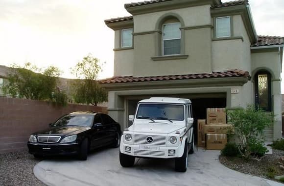 Next to my sisters G55 Brabus package