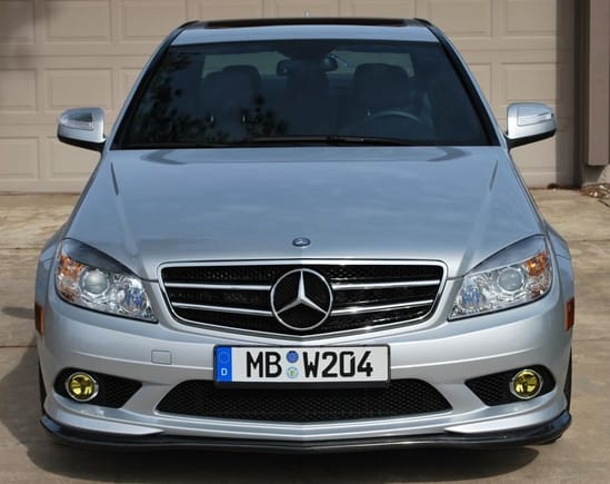 EUROteck CF Front Lip/C63 Style Grille