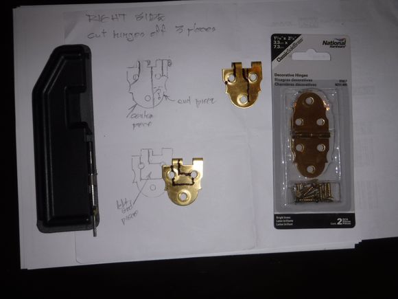 Parts bought and how to cut