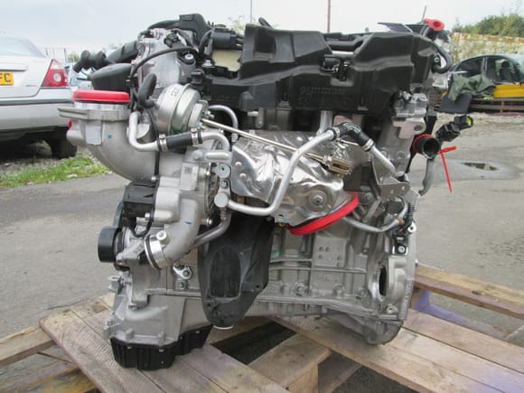 side view of engine