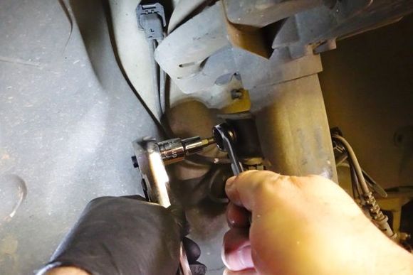 Strut to Upper Steering Knuckle - T40 Bit and 19mm wrench