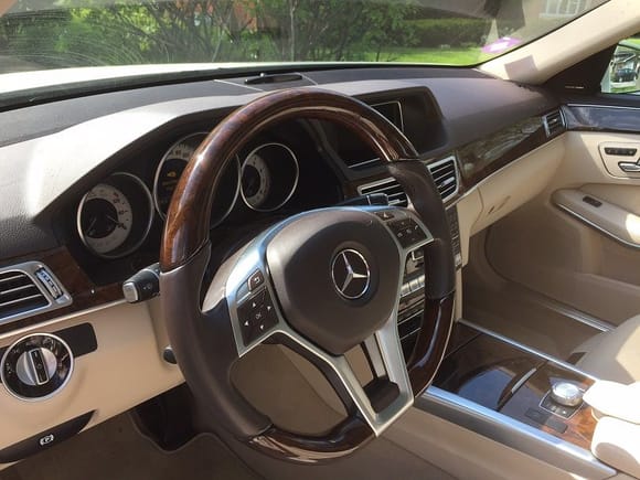wood/leather steering whell