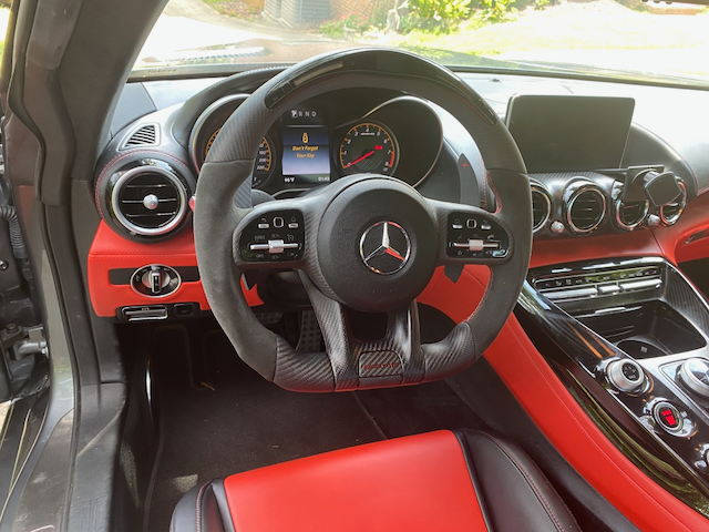 Steering/Suspension - 2018 AMG GTS carbon steering wheel configured for 2016 - 2017 - Used - 2016 to 2017 Mercedes-Benz AMG GT S - Atlanta, GA 30324, United States