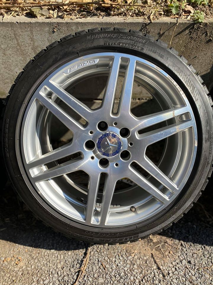 Wheels and Tires/Axles - AMG twin 6 spoke 18x8.5 et 48 and 18x9 et 54 - Used - 2009 to 2013 Mercedes-Benz E350 - 2009 to 2013 Mercedes-Benz E550 - Fpo, Ap Military, Japan
