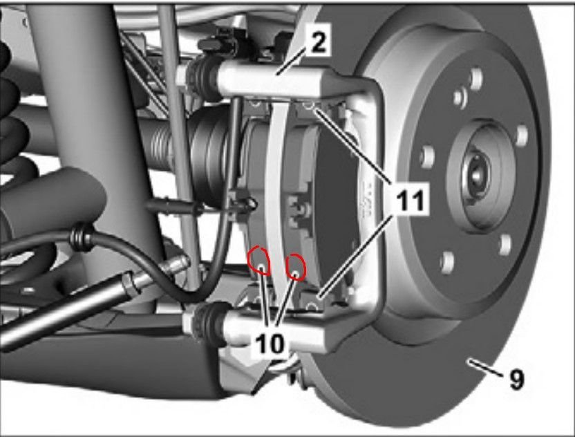 Rear brake pads spring clips Forums