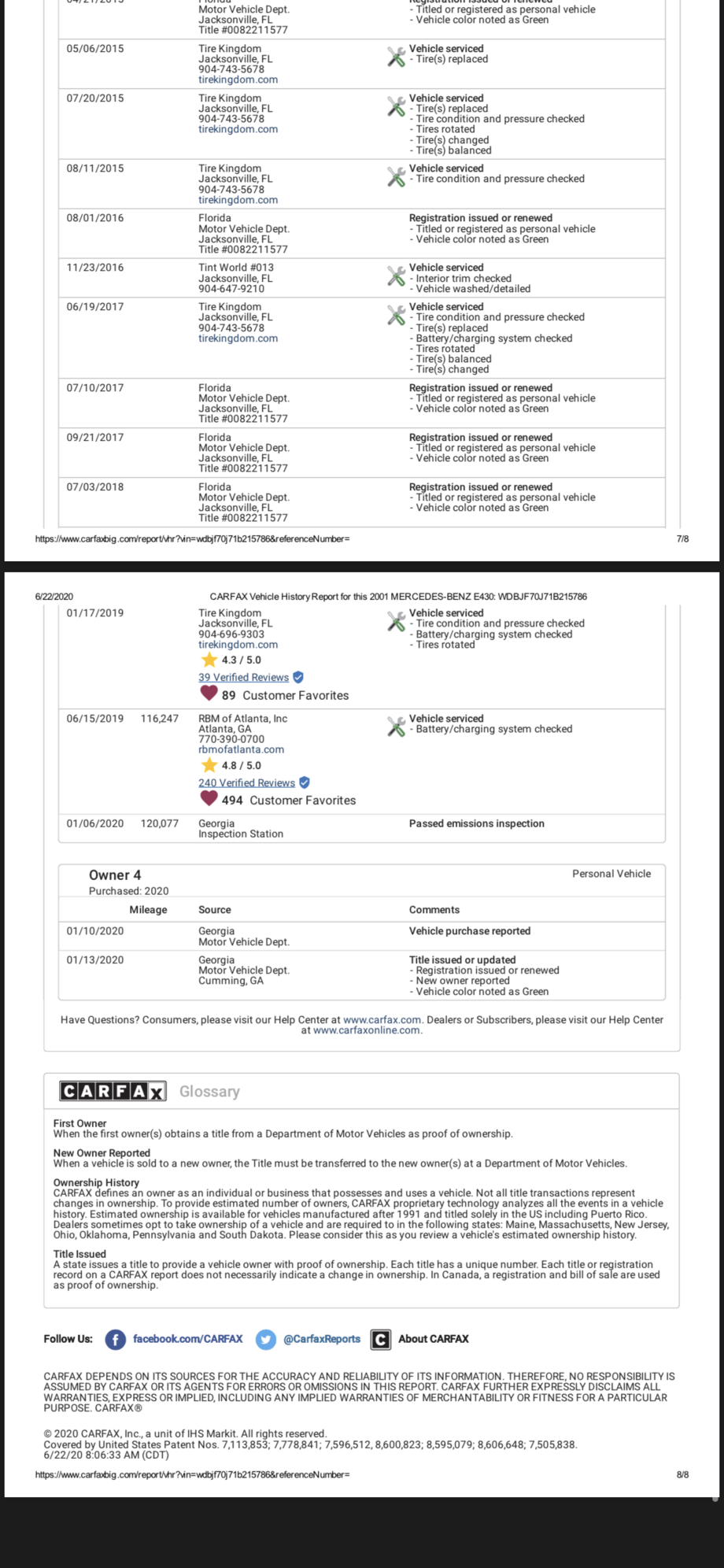 2001 Mercedes-Benz E430 - 2001 E430 - Used - VIN WDBJF70J71B215786 - 124,000 Miles - 8 cyl - 2WD - Automatic - Sedan - Other - Cumming, GA 30040, United States