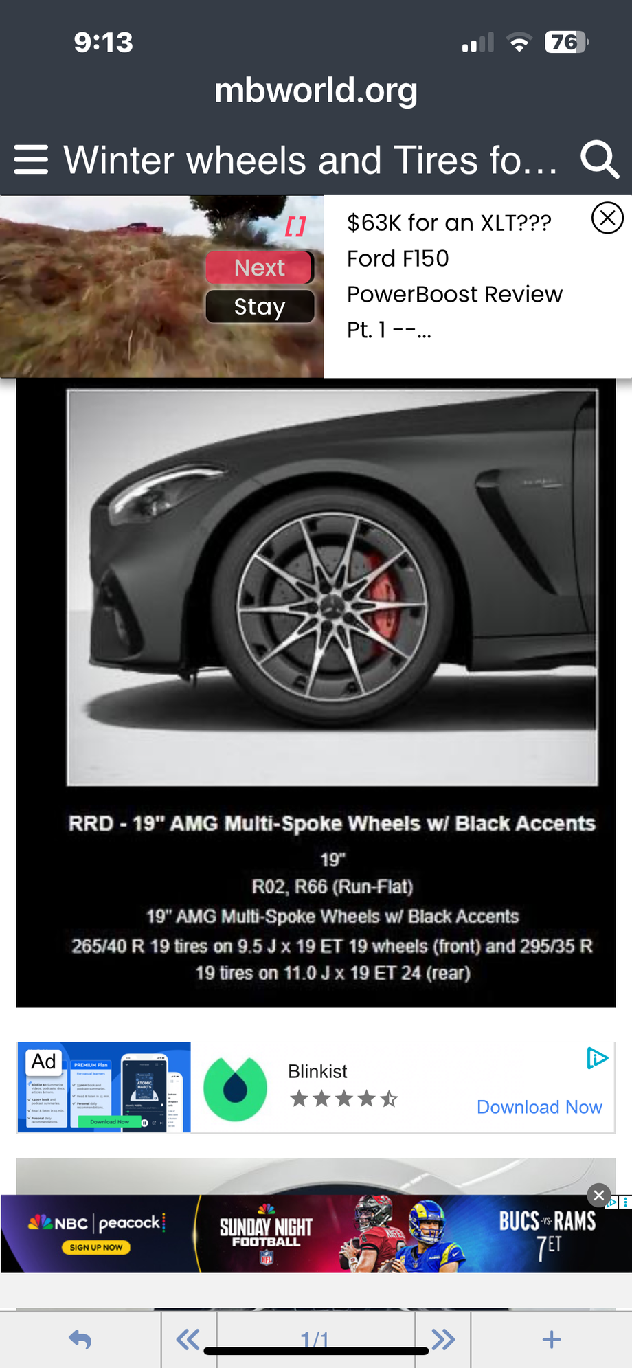 Wheels and Tires/Axles - 19" AMG Wheels and Pirelli Run Flat tires off of a '25 CLE53 AMG - Used - 2025 Mercedes-Benz CLE-Class - Monument, CO 80132, United States