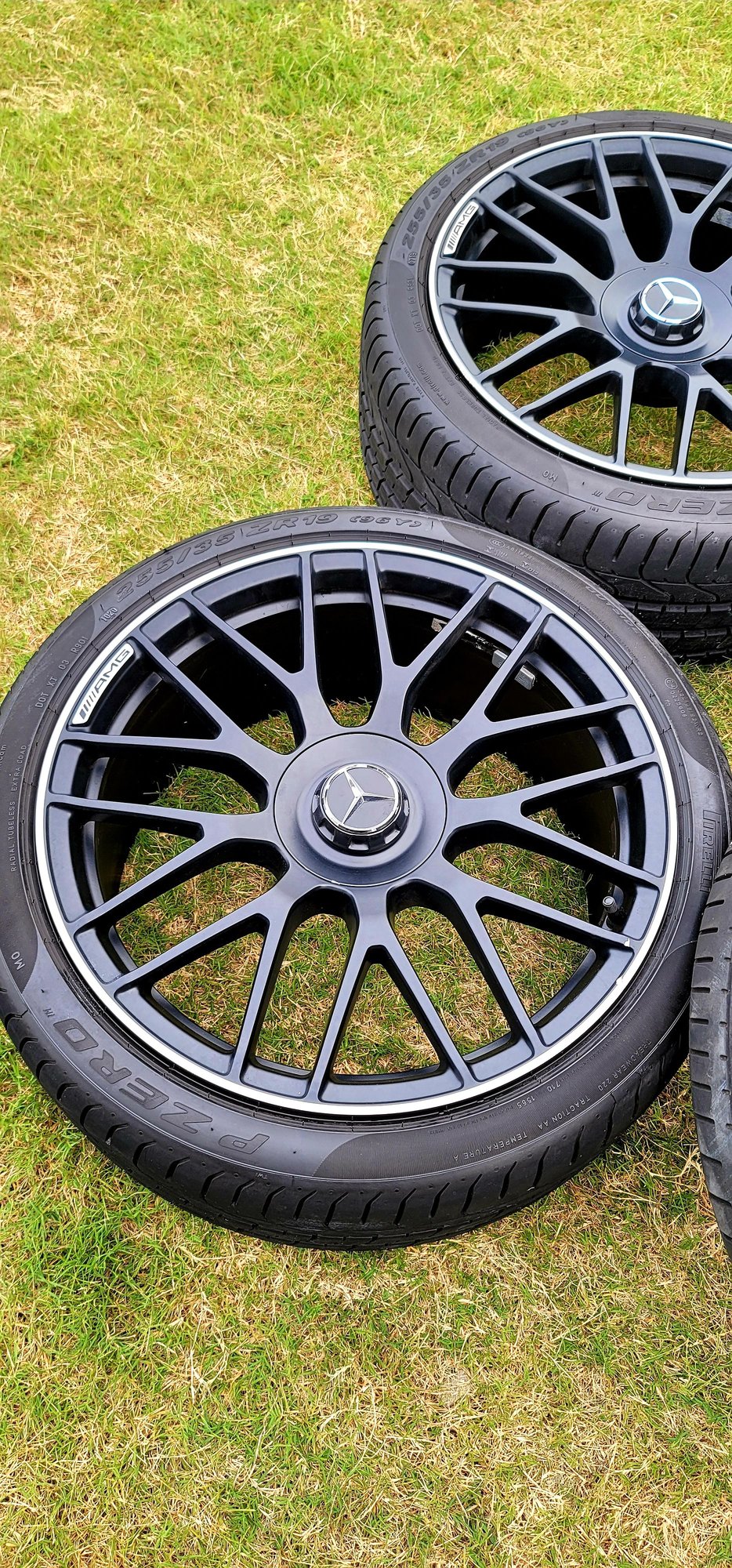 Wheels and Tires/Axles - Cls63 E63 forged Y spoke AMG wheels+pZero tires almost new!! - Used - 0  All Models - Dallas, TX 75287, United States