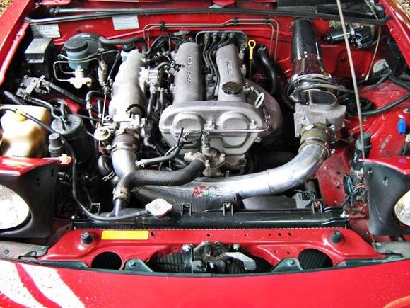 NA6 engine bay:
MX5 Mania intake
ARC chamber