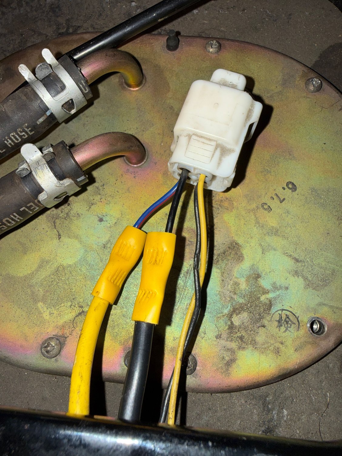 Part one of the Hardwire Fuel Pump Relay