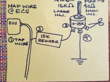 Adjustable MAF signal modifier for stock ECUs and larger injectors.