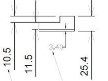 Caliper bracket offset