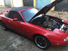 Miata with 1.6 soon to have a built 1.8