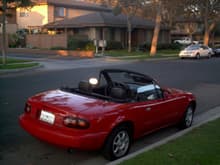 First Miata, 94. Had 66k miles on it and got it for $5400, left the dealership knowing and feeling I got a good buy.