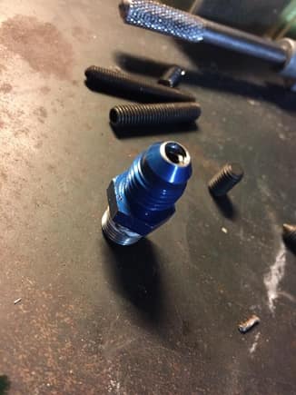 I made a AN restrictor oil feed
