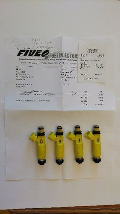 195500-4450 RX8 OE Denso injectors purchased new.