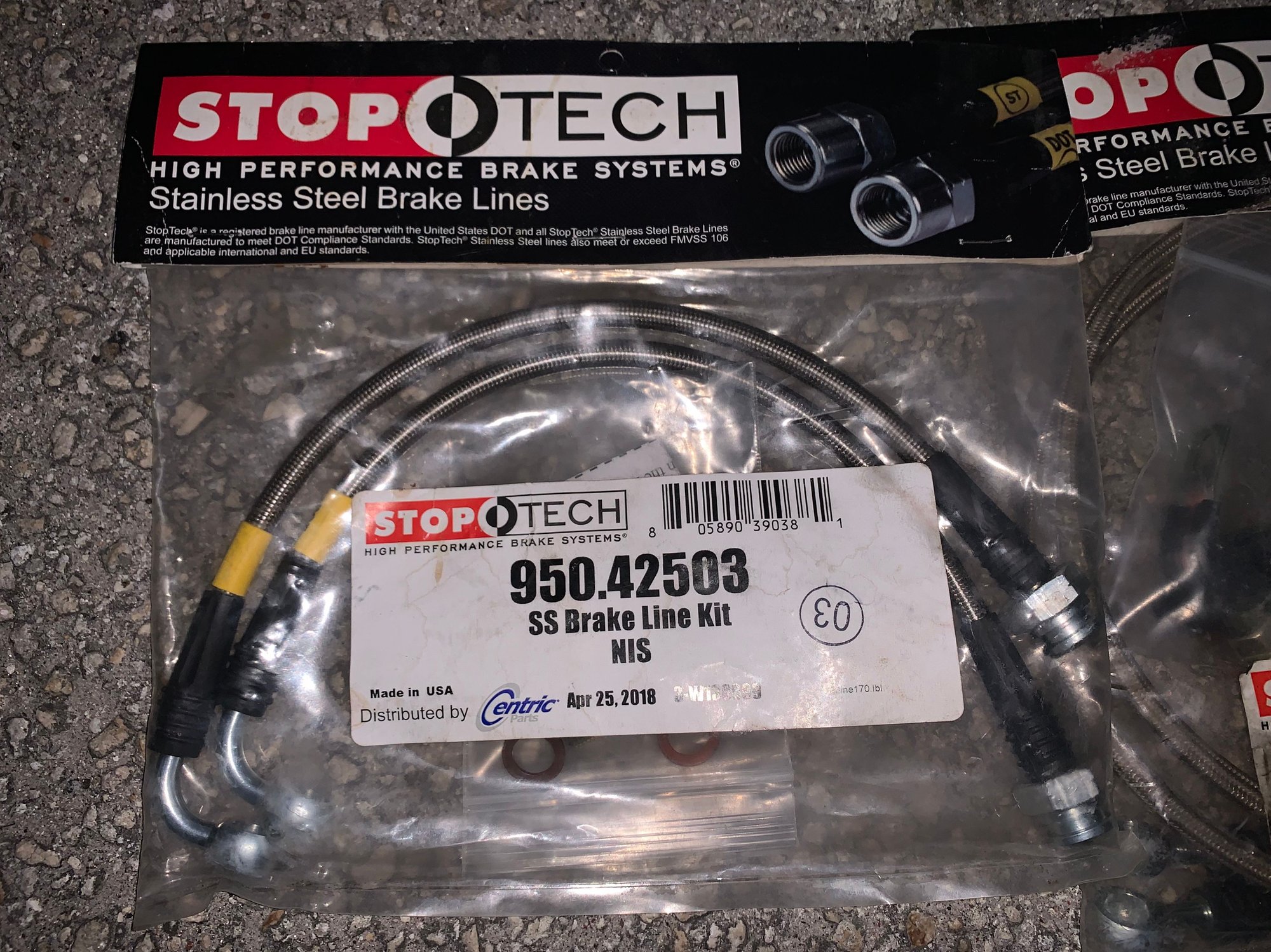 For Sale Brand New Sealed Front and Rear Stoptech G37 Stainless Steel