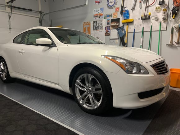 2009 G37x just got in September. One owner 53,000 miles. Detailed nicely. Addressing undercarriage rust issues with front cross member. and exhaust. Car was mostly in Ohio. , but now lives here in Knoxville Tn.