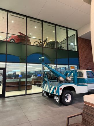 Check out the 2000s era SVT Cobra upstairs. The tow truck brought back memories as well.