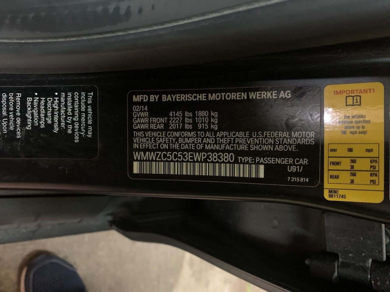 2014 Mini Cooper Countryman - 2014 R60 Mini Countryman in super rare Frozen Black - Used - VIN WMWZC5C53EWP38380 - 32,321 Miles - 4 cyl - AWD - Automatic - SUV - Black - Jersey City, NJ 07307, United States