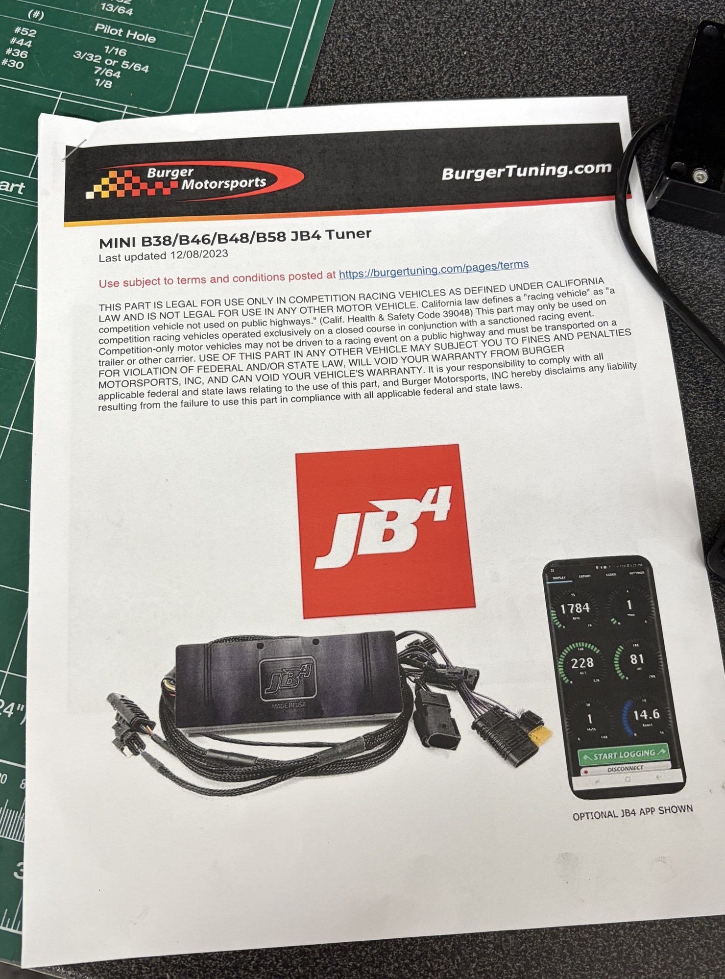 Engine - Power Adders - F-Series Burger Motorsports JB4 Tuner w/Bluetooth mobile option. - Used - 2014 to 2019 Mini All Models - Fillmore, CA 93015, United States