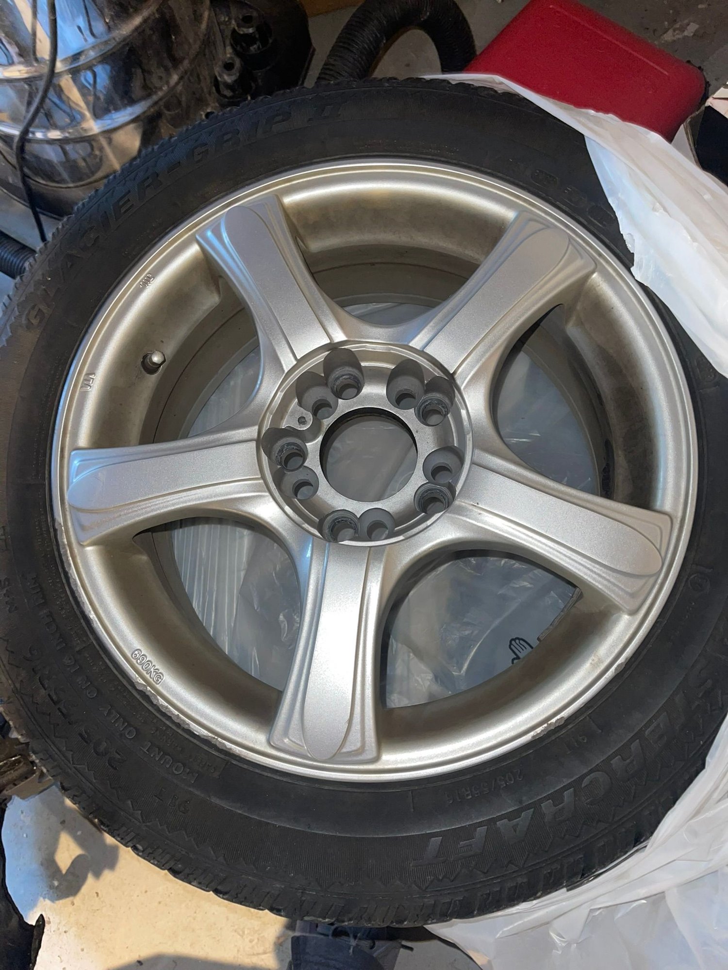 Wheels and Tires/Axles - 16 inch HD tuning rims & master craft Glacier Grip 2 snow tire set - Used - 0  All Models - New Windsor, NY 12553, United States