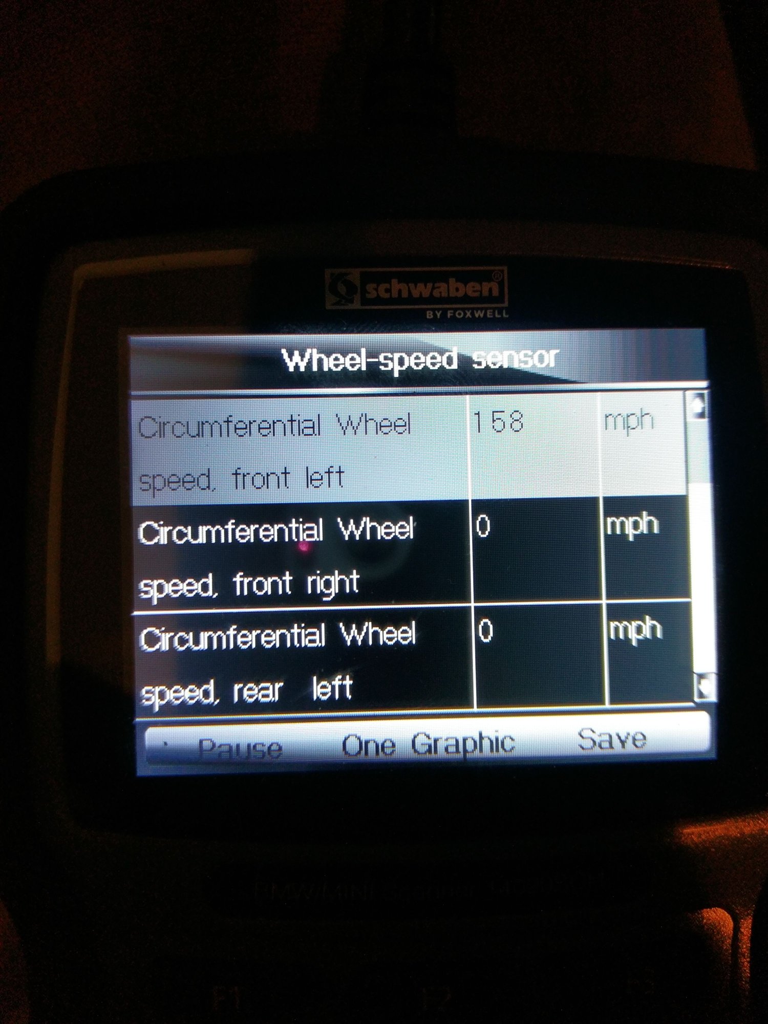 Wheel speed sensor supply fault North American Motoring