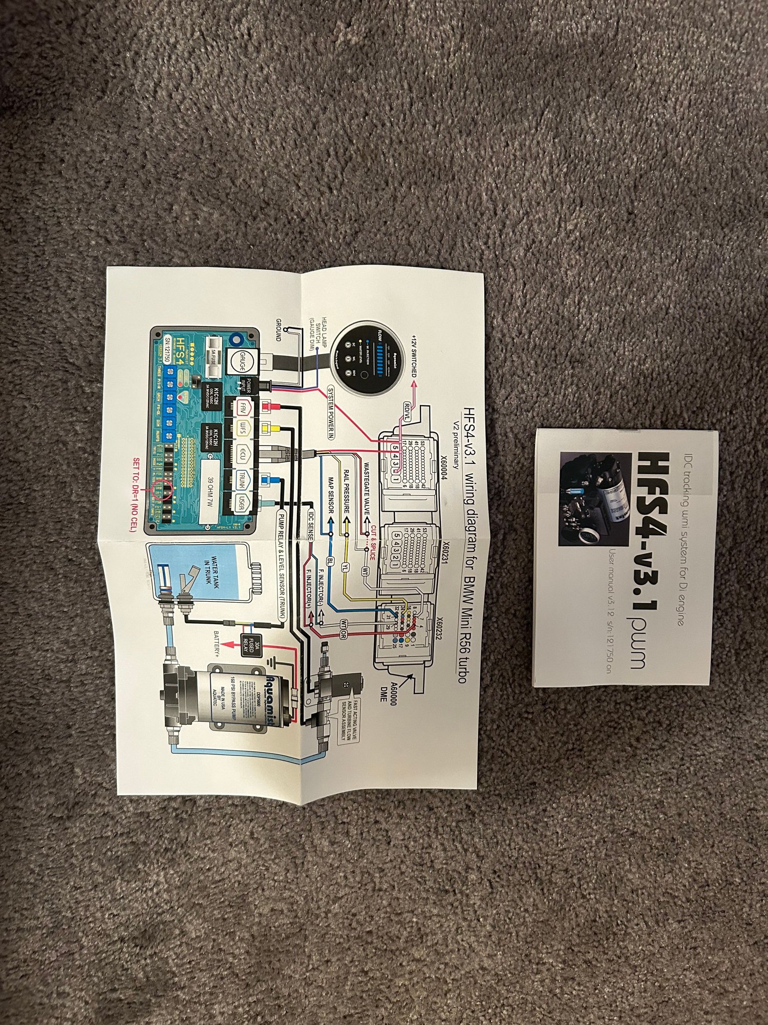 Engine - Power Adders - Aquamist HFS4 R56 Methanol Injection kit - New - 2007 to 2013 Mini R56: "Mk II" Mini Hatch/Hardtop range - Littleton, CO 80127, United States