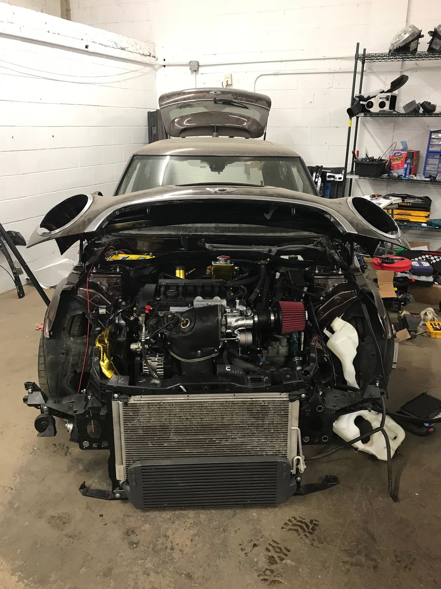 2010 Mini R56: "Mk II" Mini Hatch/Hardtop range - Mini Cooper S - Heavily Modified Project - Used - VIN WMWMF7C58ATX41140 - 80,000 Miles - 4 cyl - 2WD - Manual - Hatchback - Brown - Waterloo, ON N2L2J5, Canada