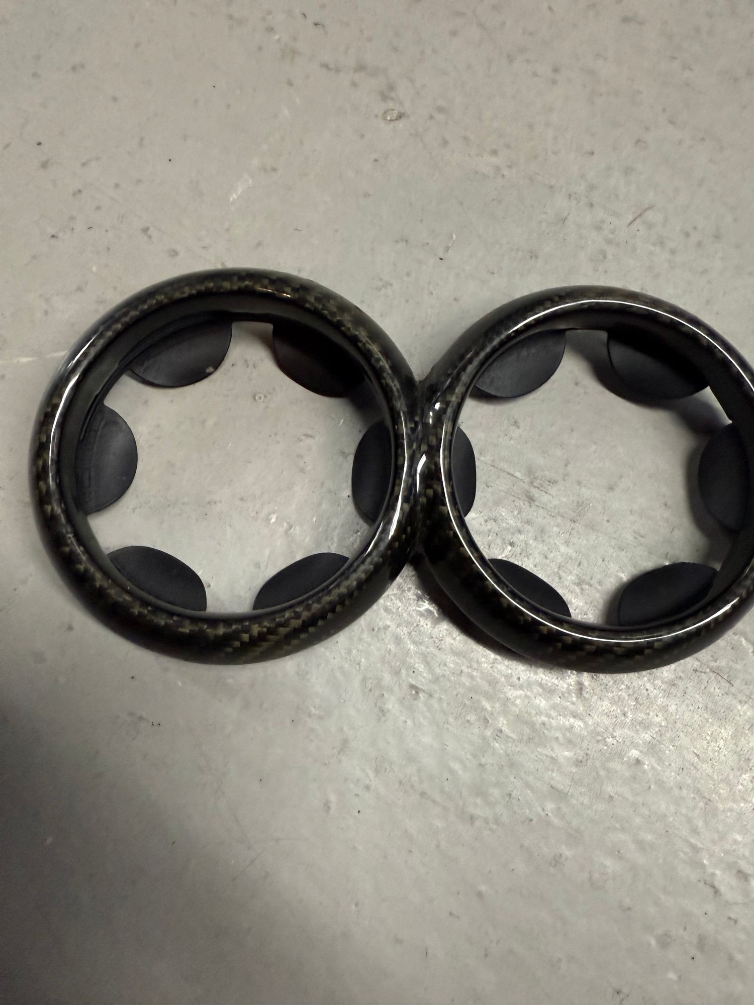 Interior/Upholstery - Ultra Rare Carbon fiber cup holder ring! - Used - 2002 to 2008 Mini R53: "Mk I" Mini Cooper S - Hollywood, FL 33019, United States