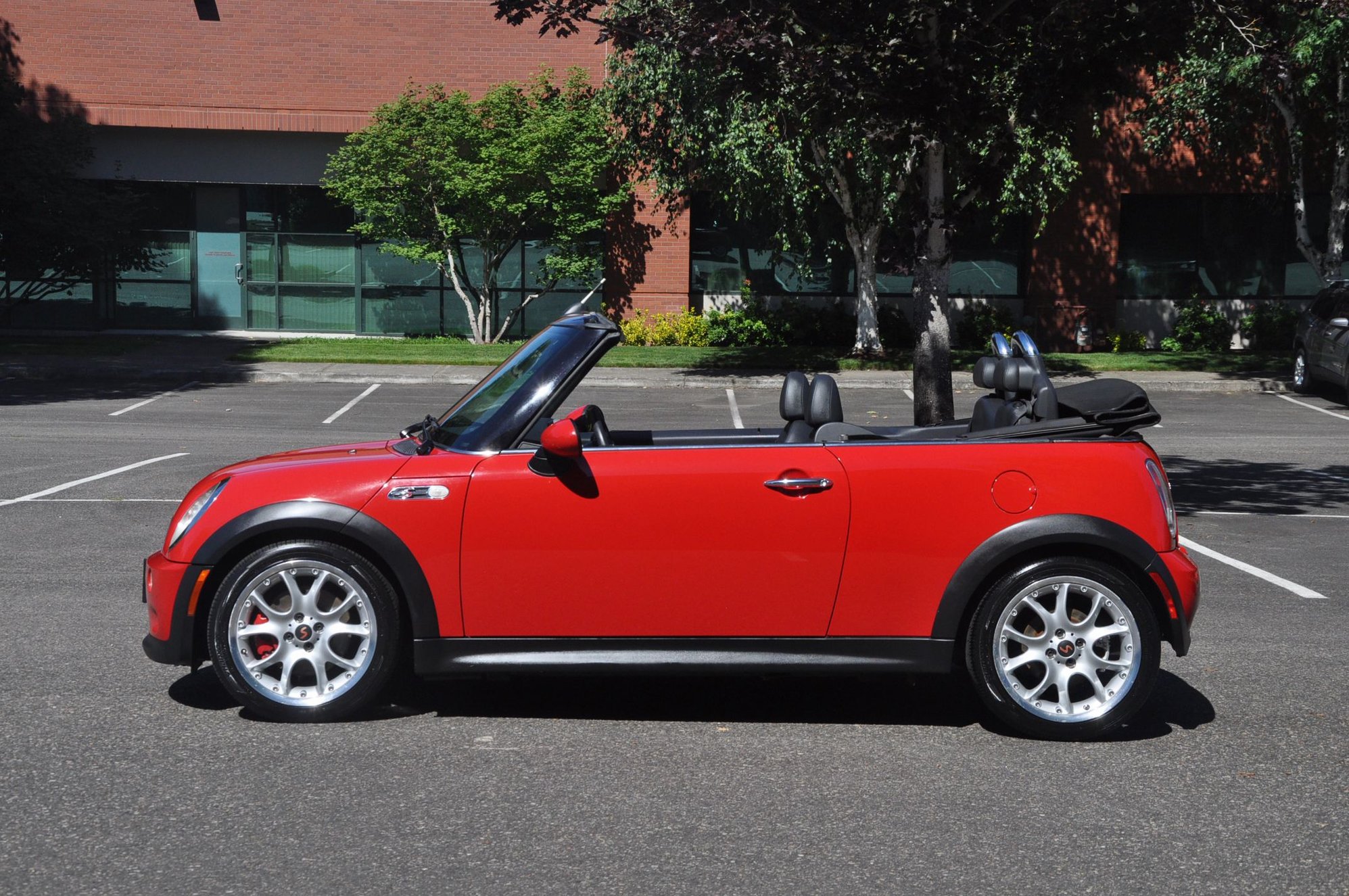 2008 Mini R52: "Mk I" Mini Convertible - Bring a Trailer: 2008 MINI Cooper S Convertible John Cooper Works (JCW) - Used - VIN WMWRH33558TU80715 - 89,000 Miles - 4 cyl - 2WD - Manual - Convertible - Red - Hillsboro, OR 97124, United States