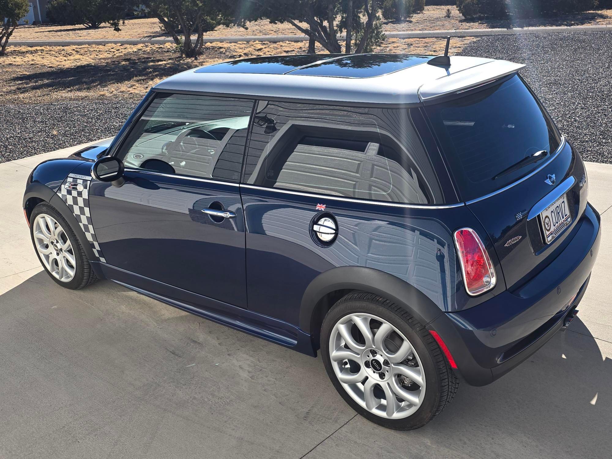 2006 Mini R53: "Mk I" Mini Cooper S - 2006 Factory-Built JCW Checkmate Edition (less than 11k total miles) - Used - VIN WMWRE33596TL23811 - 10,956 Miles - 4 cyl - 2WD - Manual - Hatchback - Blue - Eagar, AZ 85925, United States