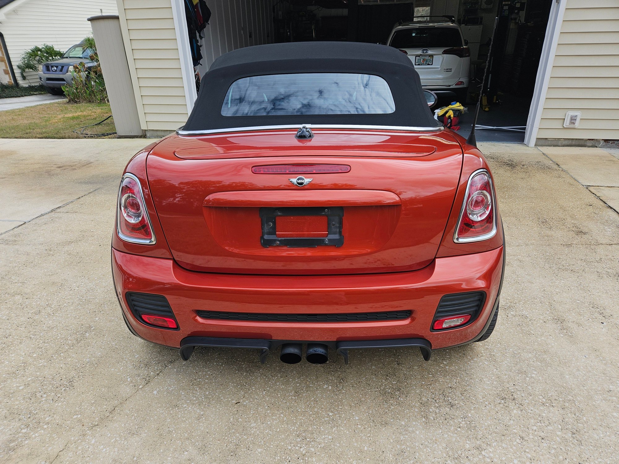 2013 Mini R59: Roadster - 2013 JCW Roadster for sale - Used - VIN WMWSY9C55DT432551 - 88,900 Miles - 4 cyl - 2WD - Manual - Convertible - Orange - Green Cove Springs, FL 32043, United States
