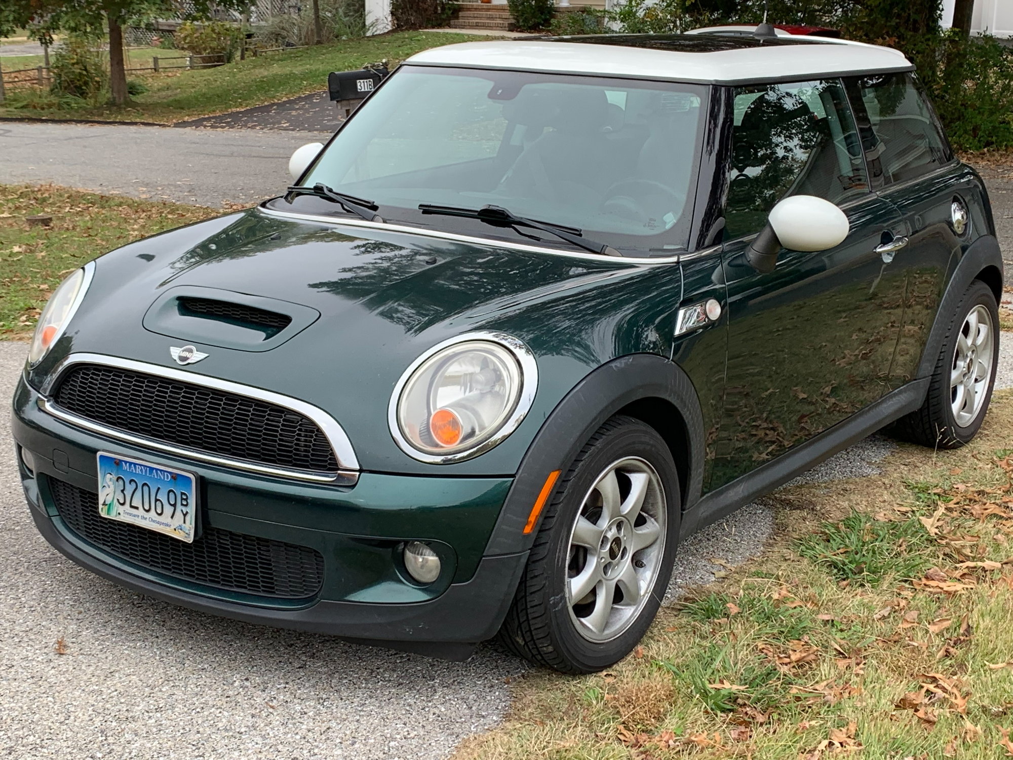 Fs 07 Cooper S Hardtop 146k Miles British Racing Green Metallic White North American Motoring