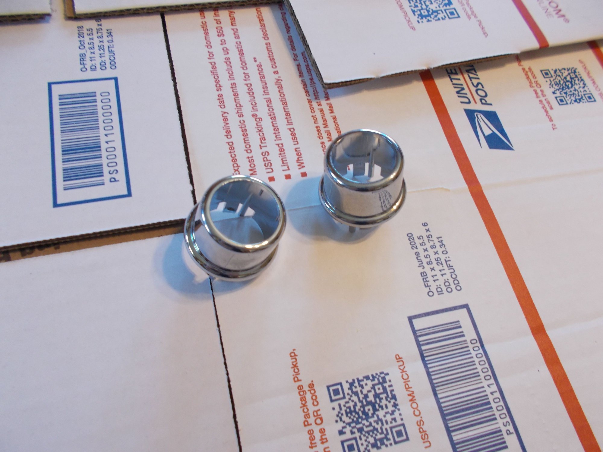 Interior/Upholstery - 2002-2006 MINI Cooper Chrome Trim Rings. - Used - 2002 to 2006 Mini R53: "Mk I" Mini Cooper S - Bryan, OH 43506, United States